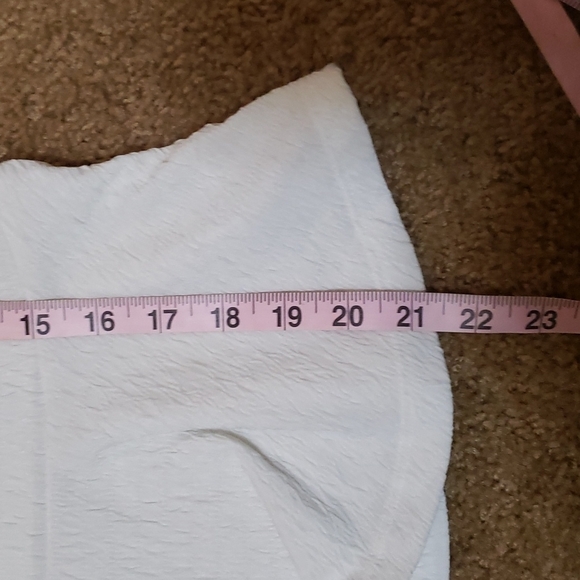 C'est Toi sleeveless top mesh ivory black y2k - Picture 4 of 6